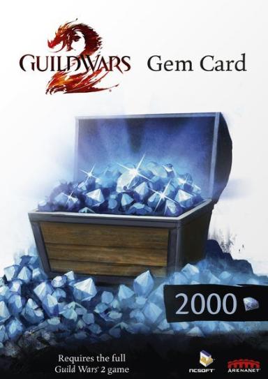 Guild Wars 2 2000 Gems Card - Image 2